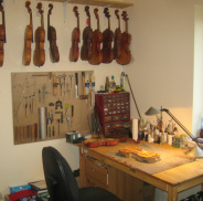 Guedan-Moisy violins' workshop in Bandon, Ireland